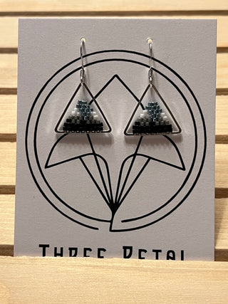 Beaded Mountain Earrings Small