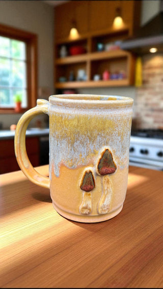 Sun Haze Mushroom Mug