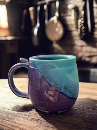 Purple & Turquoise Mug