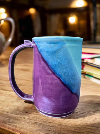 Purple & Turquoise Mug