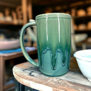 Green & Turquoise Mug (Large)
