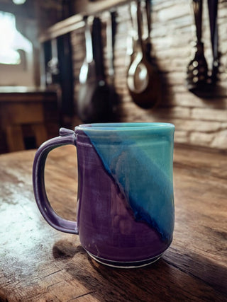 Purple & Turquoise Mug