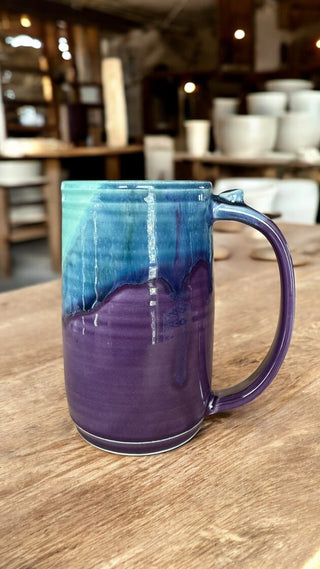 Purple and Turquoise Mug Large